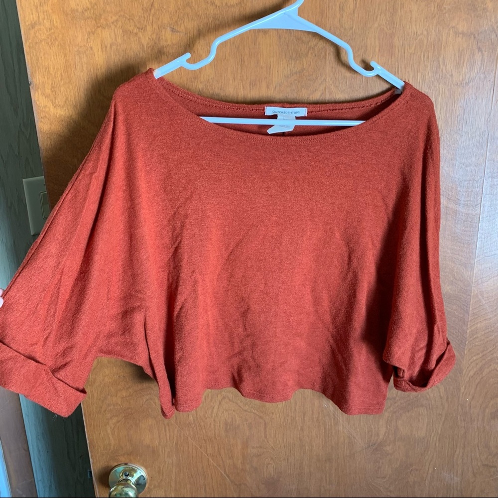 Caution to the Wind Crop Top